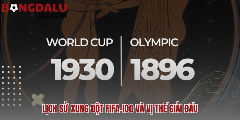 Olympic bóng đá: điểm khác biệt so với World Cup từ xung đột FIFA-IOC